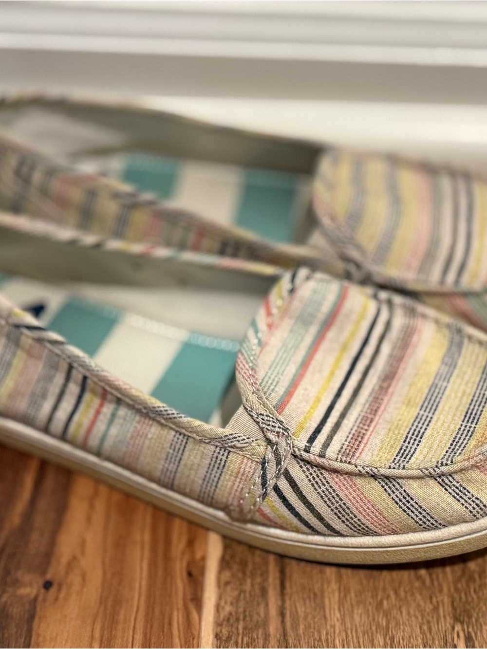 Roxy Striped Canvas Slip-On Women's Shoes in Multicolor